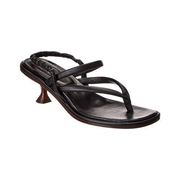 Tod’S Leather Sandal Black